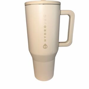 HydroJug Beige Tumbler with Handle